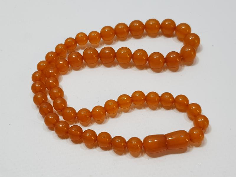 ANTİKA KEHRİBAR KOLYE - GERDANLIK