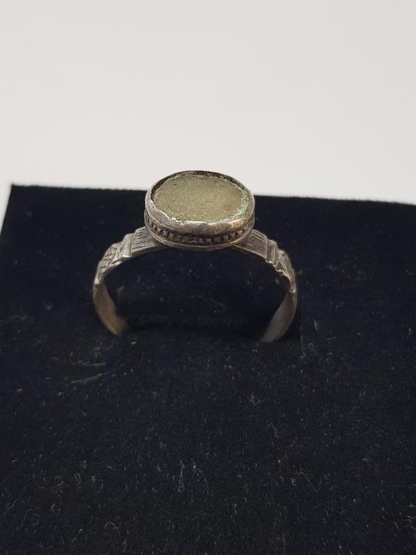 OSMANLI DÖNEMİ SİTRİN TAŞLI GÜMÜŞ YÜZÜK