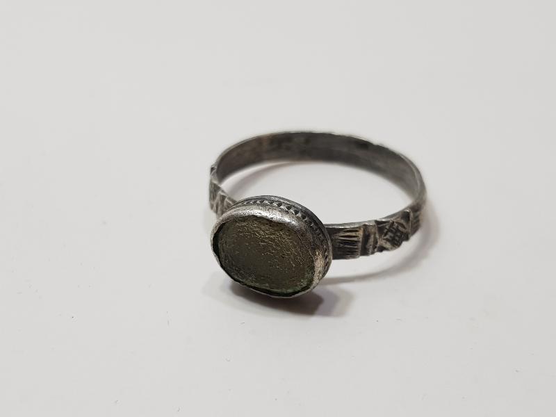 OSMANLI DÖNEMİ SİTRİN TAŞLI GÜMÜŞ YÜZÜK