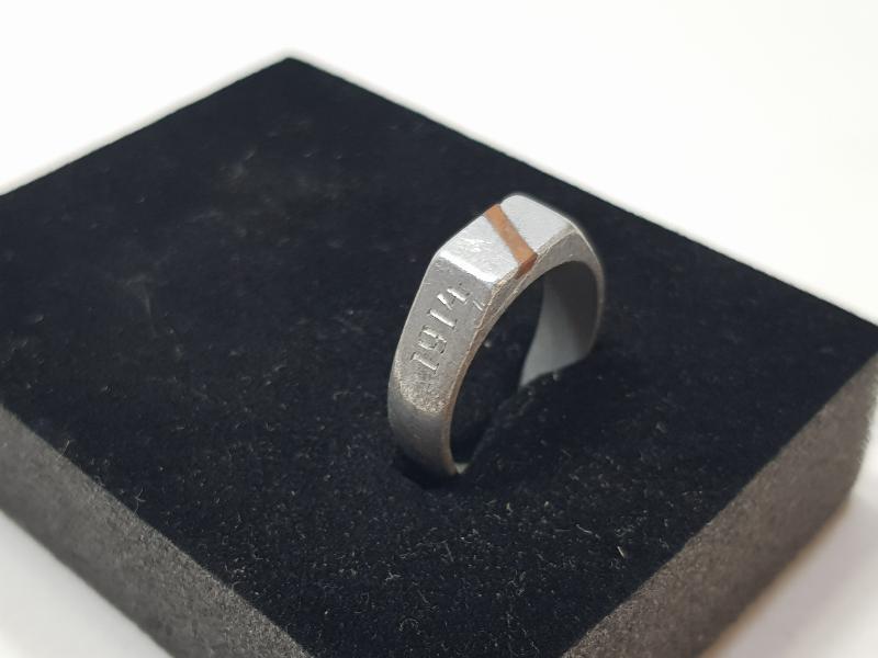 1. DÜNYA SAVAŞI 1914-1916 TARİHLİ İTTİFAK SUBAY YÜZÜĞÜ