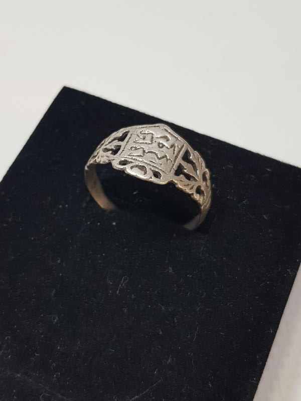 OSMANLI DÖNEMİ MEKKE-İ MÜKERREME YAZILI GÜMÜŞ YÜZÜK