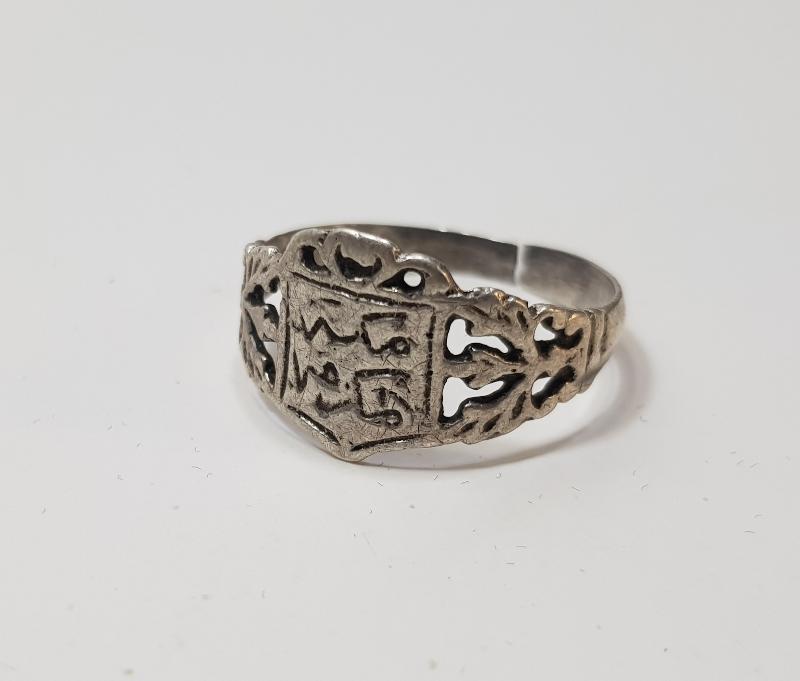 OSMANLI DÖNEMİ MEKKE-İ MÜKERREME YAZILI GÜMÜŞ YÜZÜK