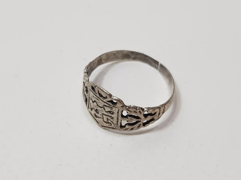 OSMANLI DÖNEMİ MEKKE-İ MÜKERREME YAZILI GÜMÜŞ YÜZÜK