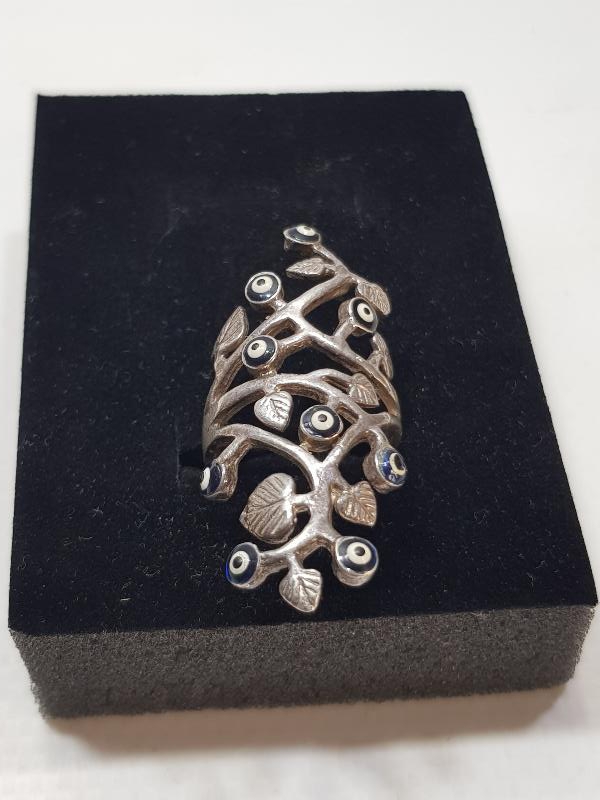 ÇİÇEK FORMLU GÜMÜŞ YÜZÜK