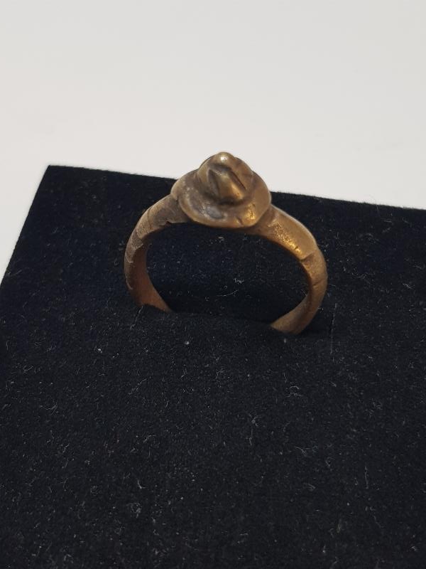 OSMANLI DÖNEMİ TEKKE İŞİ SİKKE FORMLU ÇOK NADİR YÜZÜK