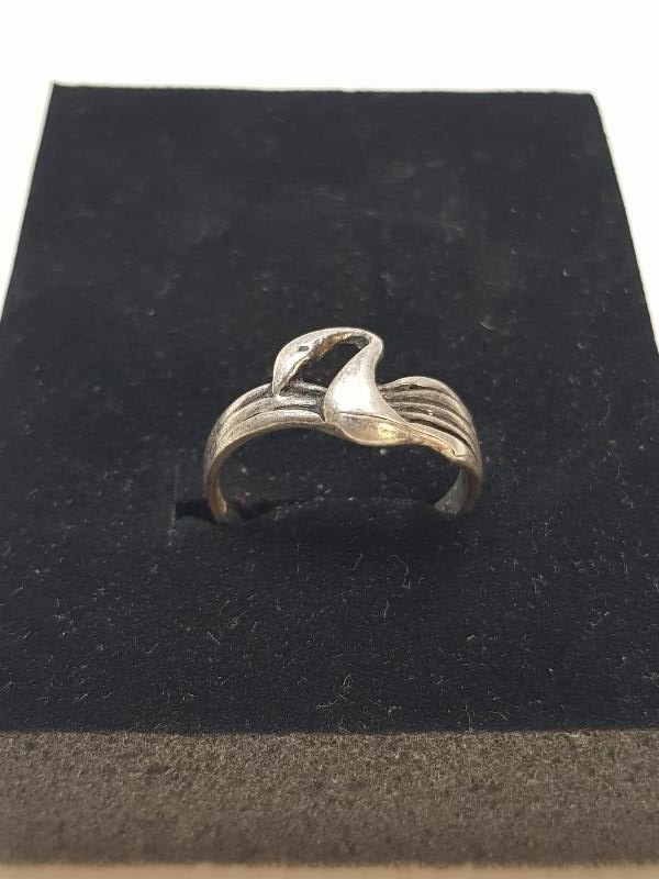 KUĞU FORMLU GÜMÜŞ YÜZÜK