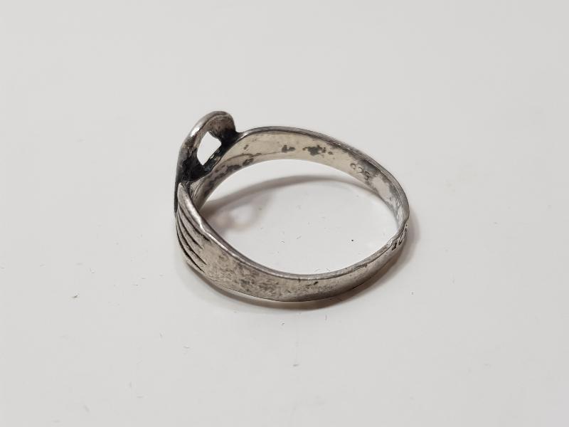 KUĞU FORMLU GÜMÜŞ YÜZÜK