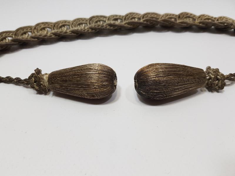 OSMANLI DÖNEMİ GÜMÜŞ SIRMA GELİN GAYRET VE BEREKET KEMERİ