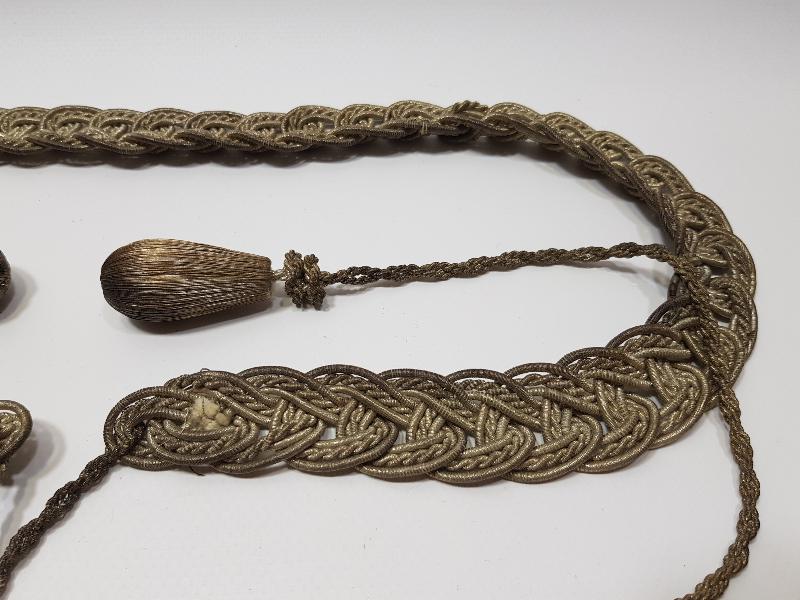 OSMANLI DÖNEMİ GÜMÜŞ SIRMA GELİN GAYRET VE BEREKET KEMERİ