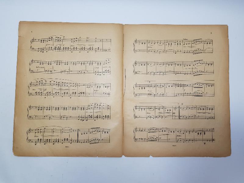 OSMANLI DÖNEMİ NAZARE-AGA PİYANO NOTA KİTAPÇIĞI