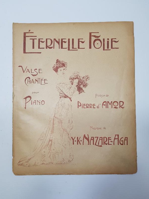 OSMANLI DÖNEMİ NAZARE-AGA PİYANO NOTA KİTAPÇIĞI