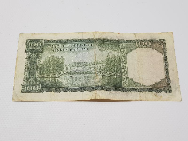 5. EMİSYON KAĞIT 100 LİRA