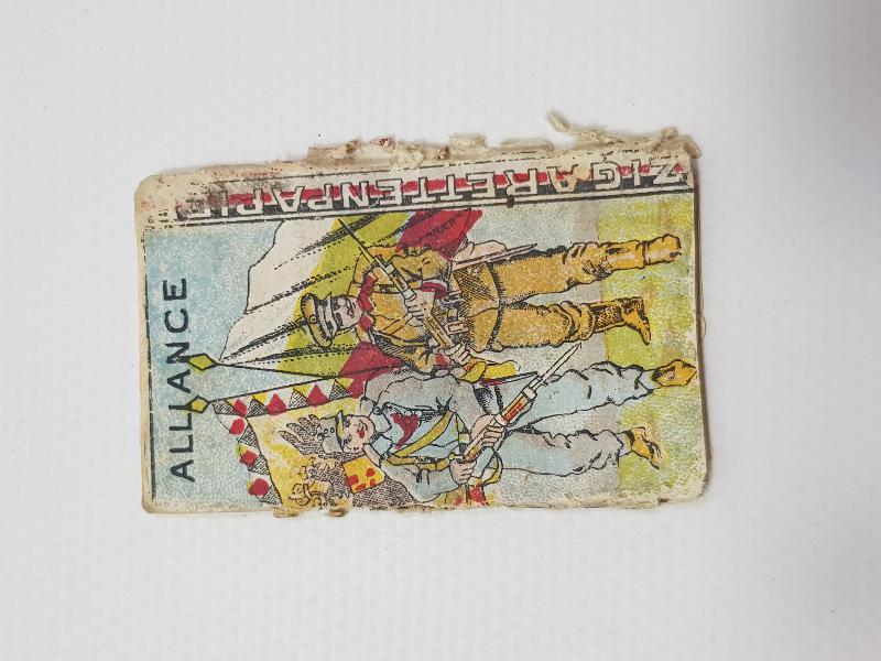 OSMANLI DÖNEMİ İTTİFAK ASKERLERİ KONULU SİGARA KAĞIDI