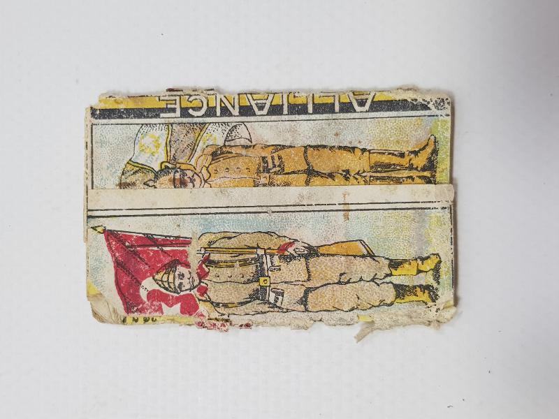 OSMANLI DÖNEMİ İTTİFAK ASKERLERİ KONULU SİGARA KAĞIDI