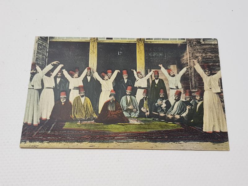 OSMANLI DÖNEMİ DERVİŞLER KARTPOSTALI