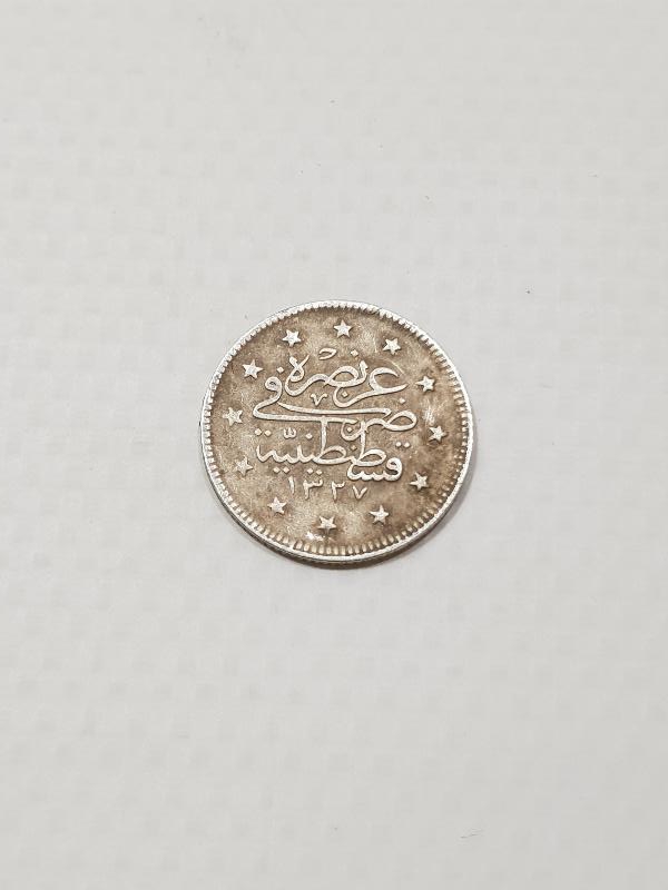 SULTAN MEHMET REŞAT DÖNEMİ GÜMÜŞ 2 KURUŞ