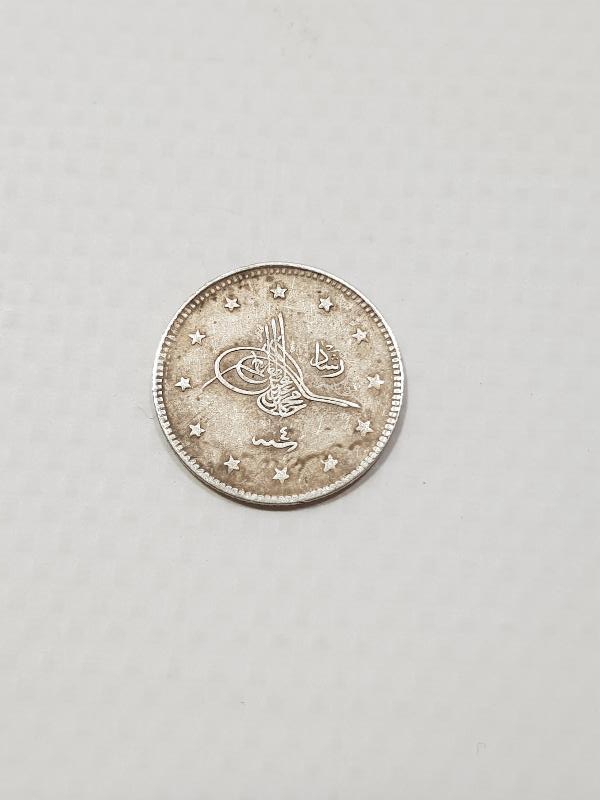 SULTAN MEHMET REŞAT DÖNEMİ GÜMÜŞ 2 KURUŞ