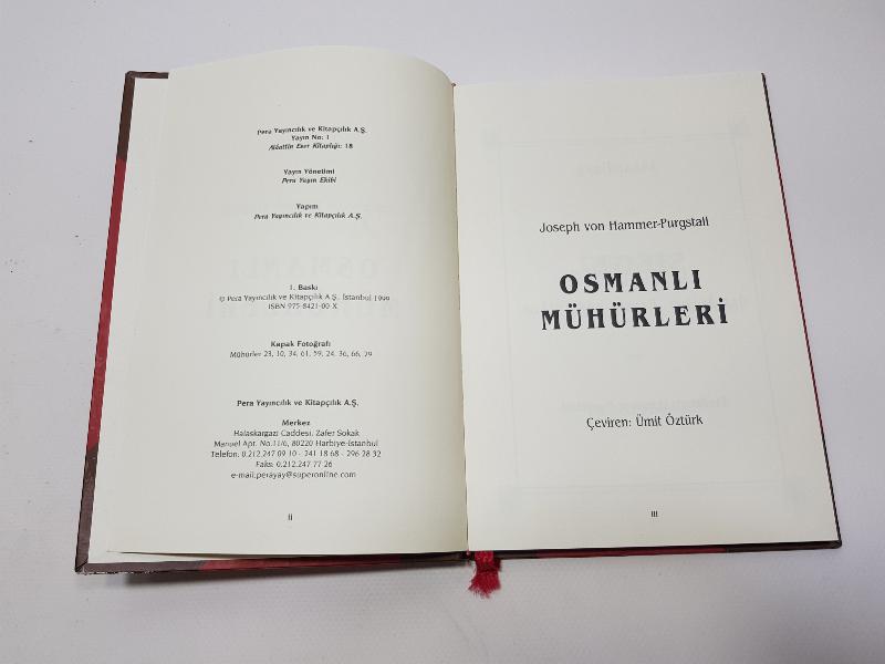 PRESTİJ KİTAP: HAMMER - OSMANLI MÜHÜRLERİ