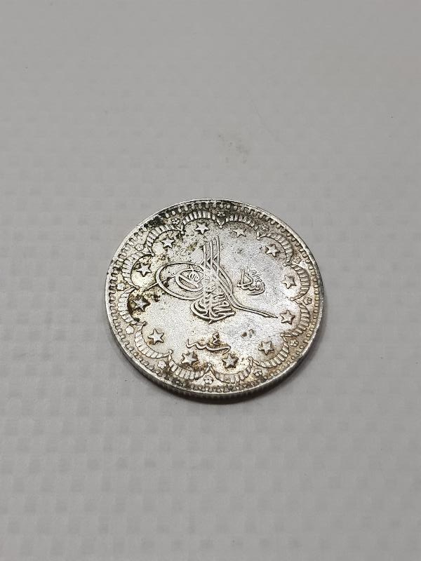 SULTAN MEHMET REŞAT HAN DÖNEMİ GÜMÜŞ 5 KURUŞ MECİDİYE