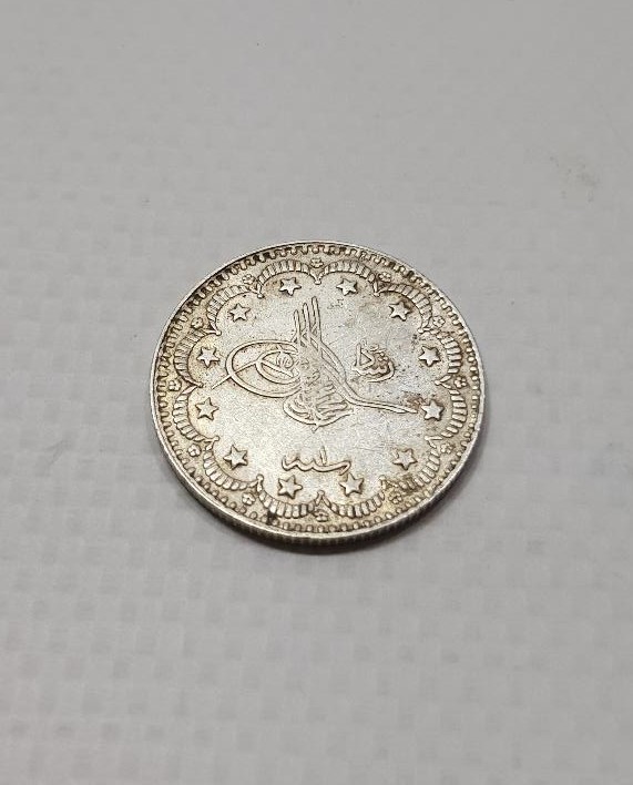 SULTAN MEHMET REŞAT HAN DÖNEMİ GÜMÜŞ 5 KURUŞ MECİDİYE