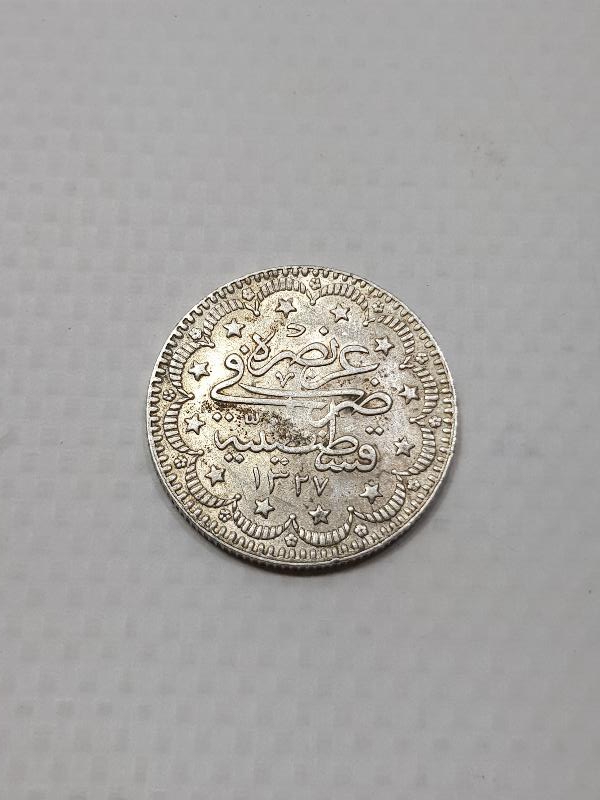 SULTAN MEHMET REŞAT HAN DÖNEMİ GÜMÜŞ 5 KURUŞ MECİDİYE