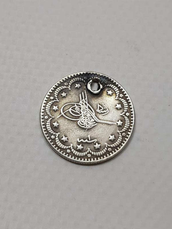 SULTAN MEHMET REŞAT HAN DÖNEMİ GÜMÜŞ 5 KURUŞ MECİDİYE