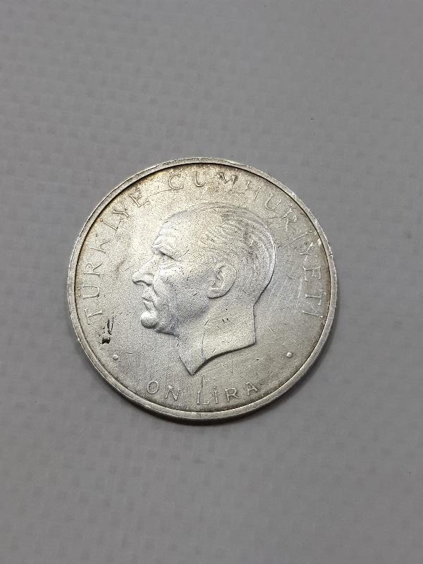 1960 DARBESİ HATIRA GÜMÜŞ 10 LİRA