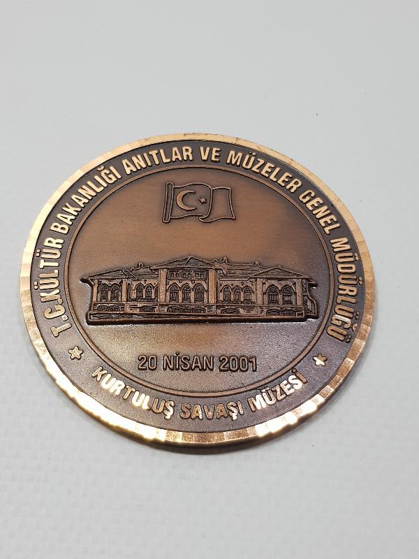 2001 KURTULUŞ SAVAŞI MÜZESİ AÇILIŞ HATIRASI NADİR MADALYA