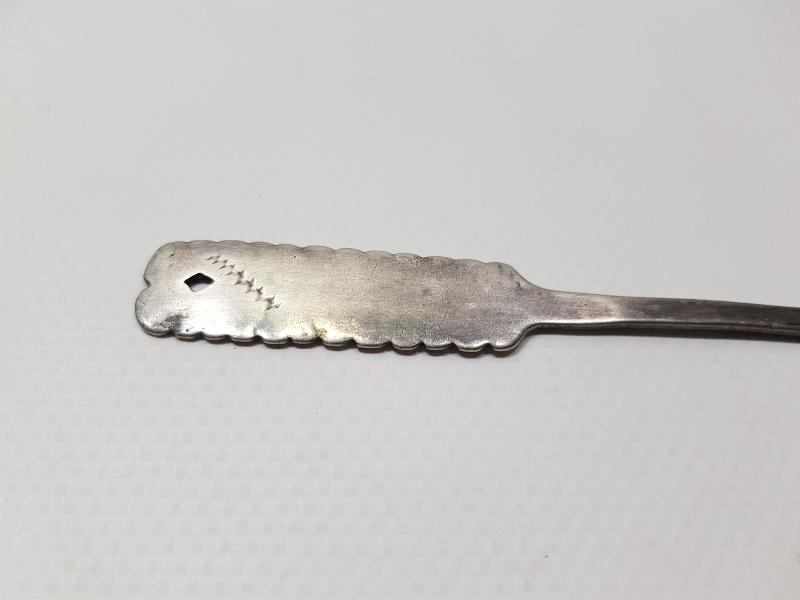 OSMANLI DÖNEMİ TUĞRALI GÜMÜŞ MAMA KAŞIĞI