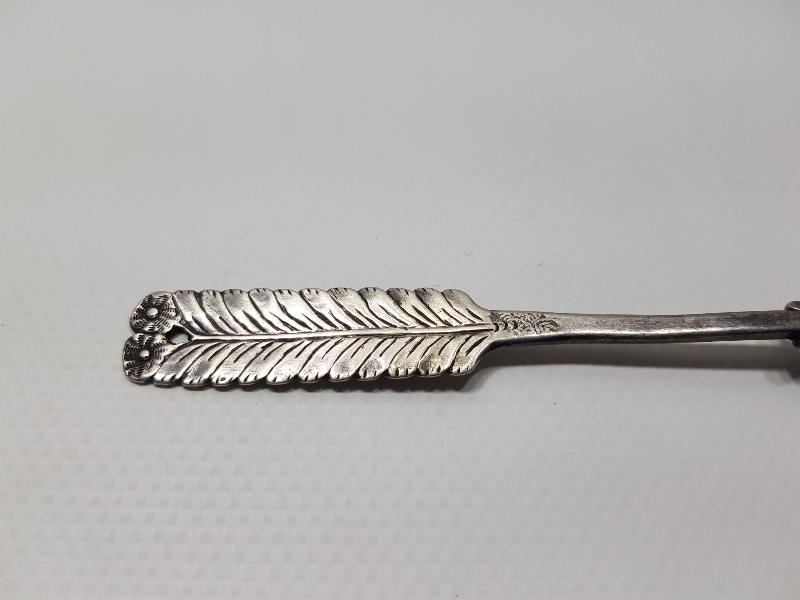 OSMANLI DÖNEMİ TUĞRALI GÜMÜŞ MAMA KAŞIĞI