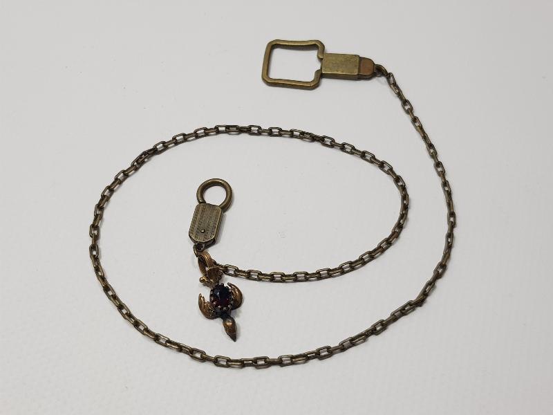 ANTİKA LAL TAŞLI KUŞ APLİKLİ SAAT KÖSTEĞİ