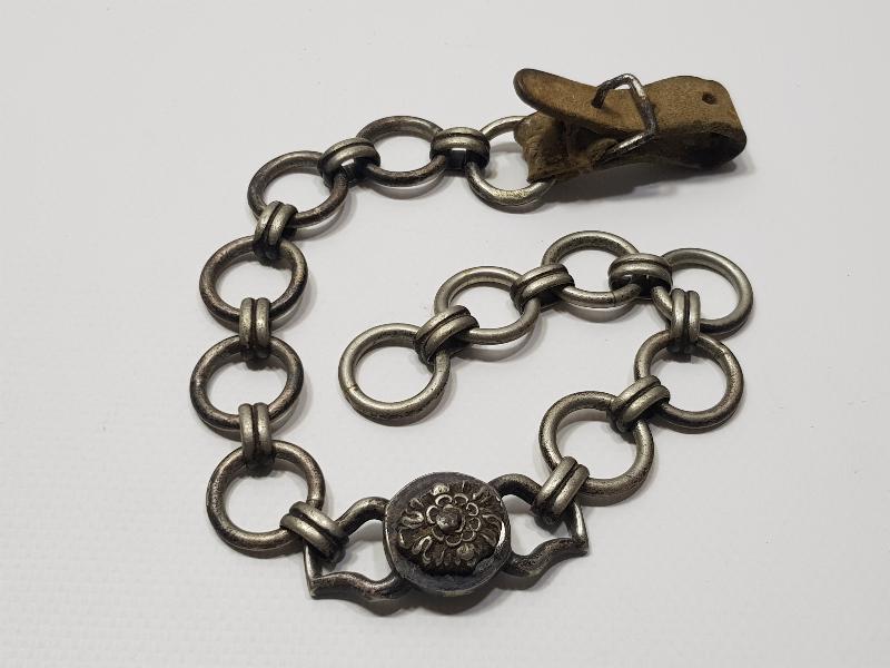 OSMANLI DÖNEMİ ÇOK NADİR GÜMÜŞ KÖPEK TASMASI