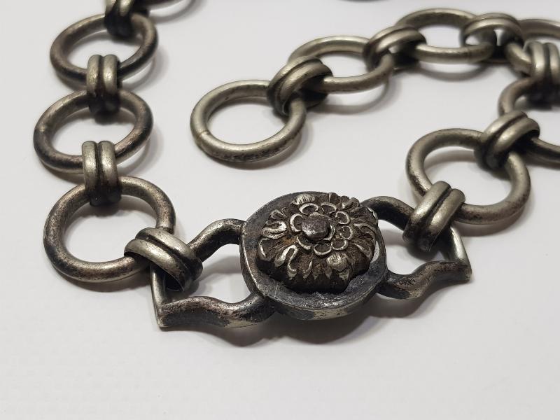 OSMANLI DÖNEMİ ÇOK NADİR GÜMÜŞ KÖPEK TASMASI