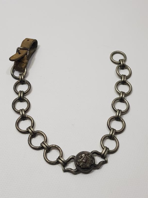 OSMANLI DÖNEMİ ÇOK NADİR GÜMÜŞ KÖPEK TASMASI