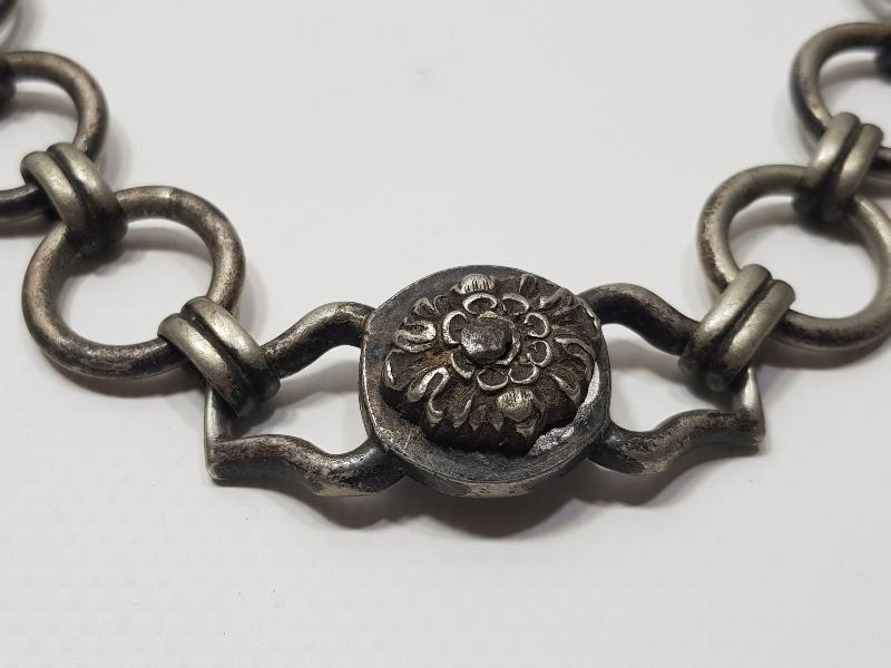 OSMANLI DÖNEMİ ÇOK NADİR GÜMÜŞ KÖPEK TASMASI