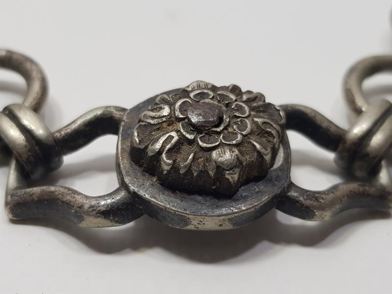 OSMANLI DÖNEMİ ÇOK NADİR GÜMÜŞ KÖPEK TASMASI