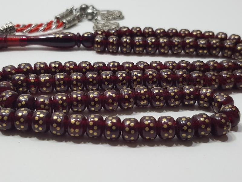 ÜZERİ PİRİNÇ ÇAKMA 99LUK NAMAZ TESPİHİ