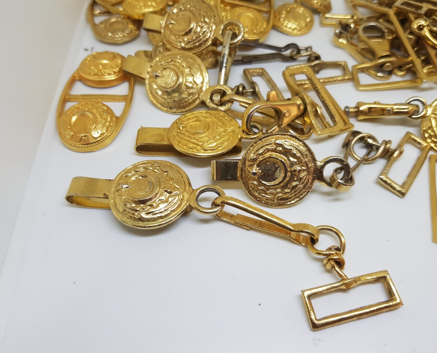 ANTİKA SUBAY KEMERİ PARÇALARI LOTU