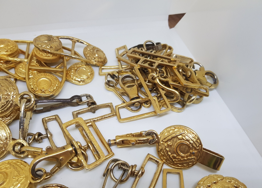 ANTİKA SUBAY KEMERİ PARÇALARI LOTU