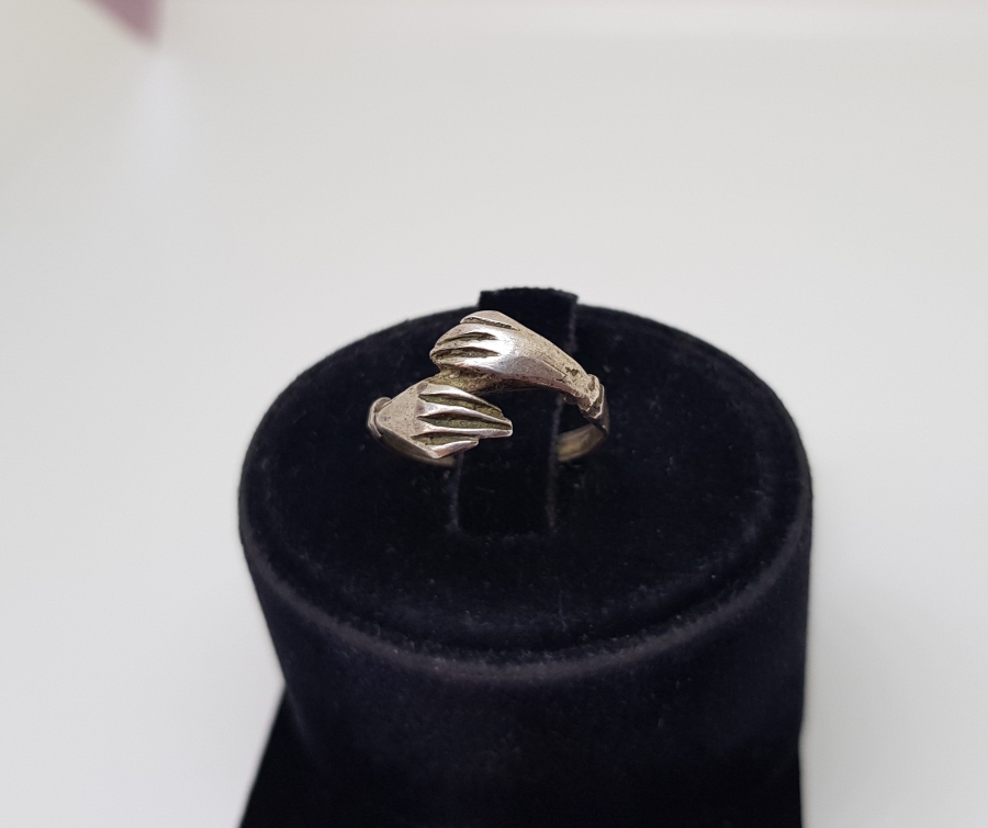 OSMANLI DÖNEMİ HANIMELİ MODELİ RUM İŞİ GÜMÜŞ YÜZÜK