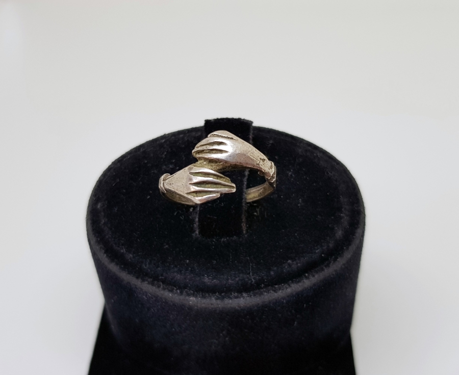 OSMANLI DÖNEMİ HANIMELİ MODELİ RUM İŞİ GÜMÜŞ YÜZÜK