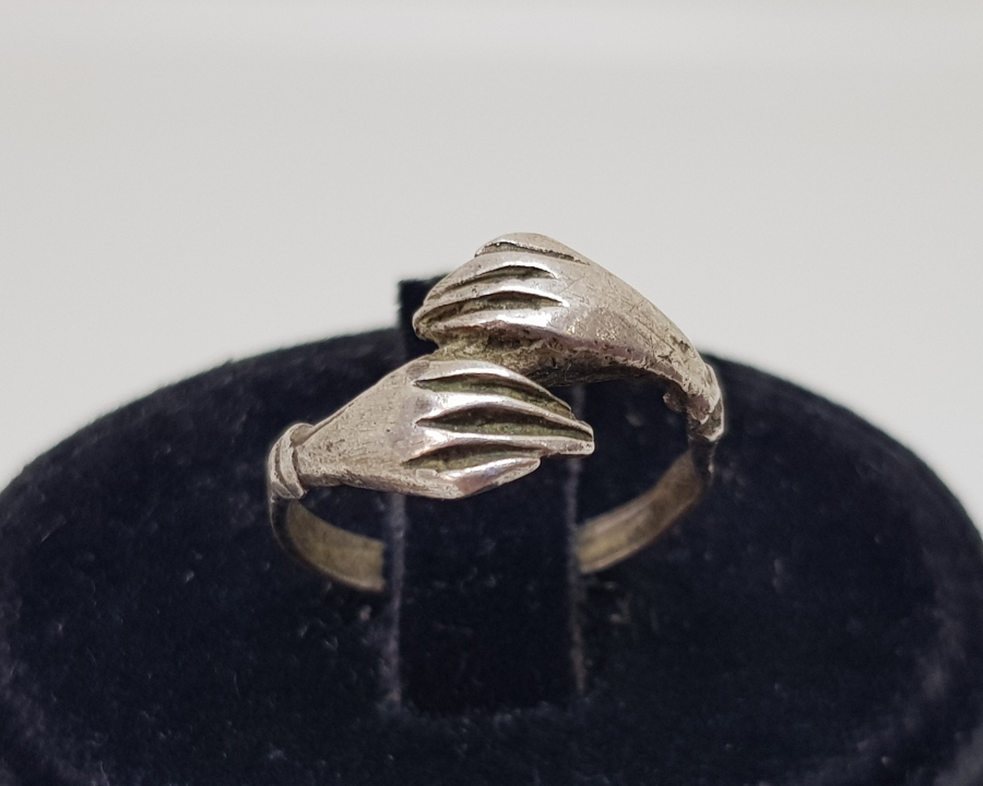 OSMANLI DÖNEMİ HANIMELİ MODELİ RUM İŞİ GÜMÜŞ YÜZÜK