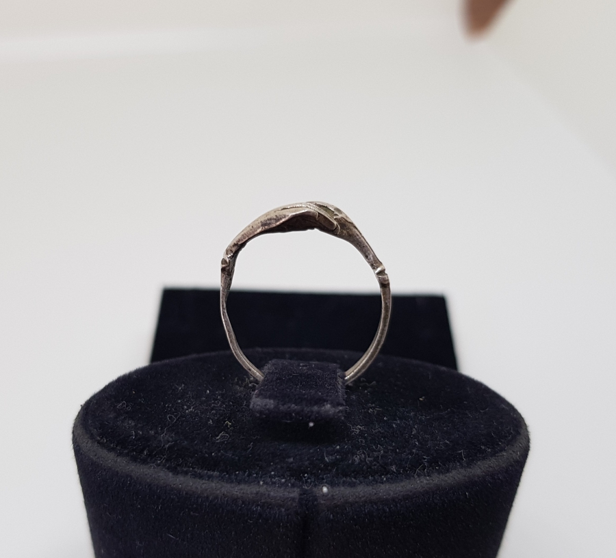 OSMANLI DÖNEMİ HANIMELİ MODELİ RUM İŞİ GÜMÜŞ YÜZÜK