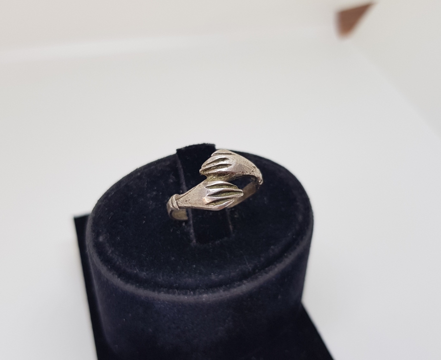 OSMANLI DÖNEMİ HANIMELİ MODELİ RUM İŞİ GÜMÜŞ YÜZÜK