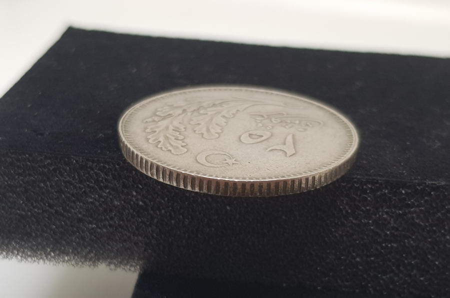 1928 YILI ÇOK YÜKSEK KONDİSYONDA DANA GÖZÜ 25 KURUŞ