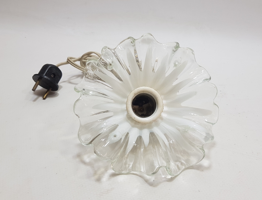 ANTİKA CAM OPALİN LAMBA