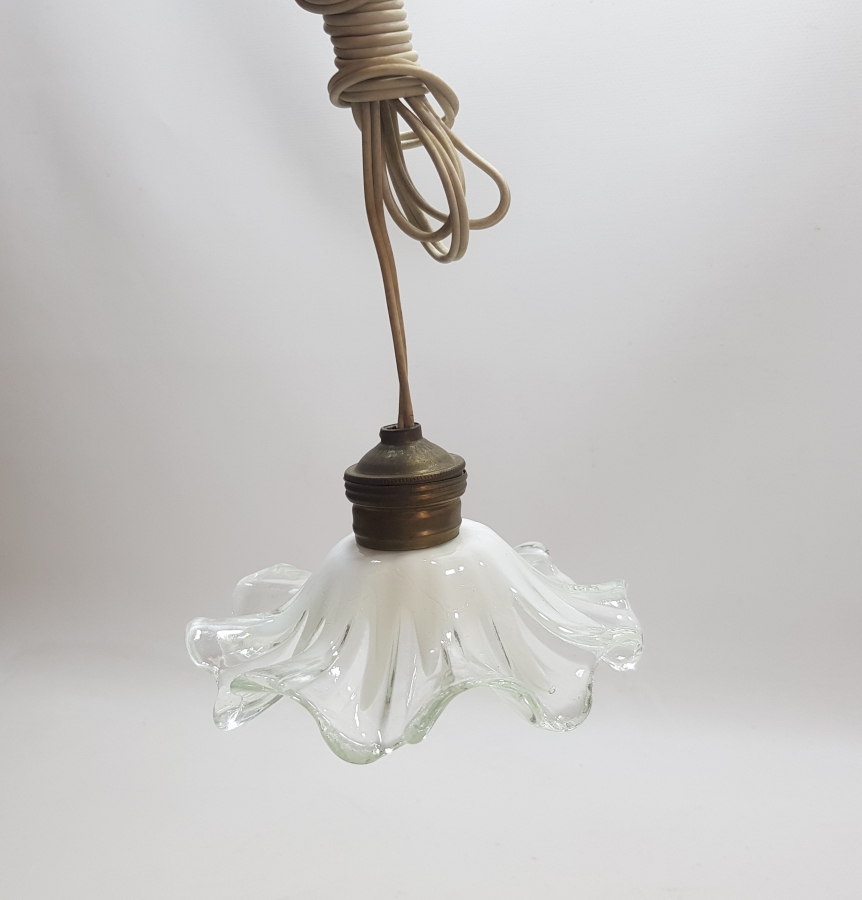 ANTİKA CAM OPALİN LAMBA