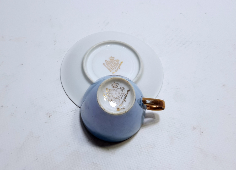 ALTIN VARAKLI ANTİKA BAVARİA KAHVE FİNCANI