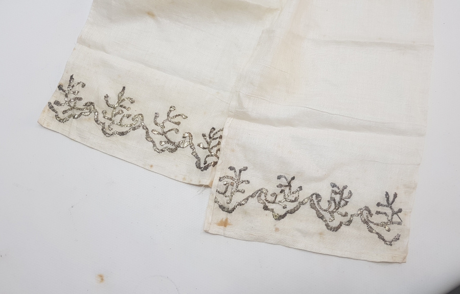 ÜZERİ GÜMÜŞ TELKIRMA İŞÇİLİKLİ OSMANLI DÖNEMİ GELİN UÇKURU