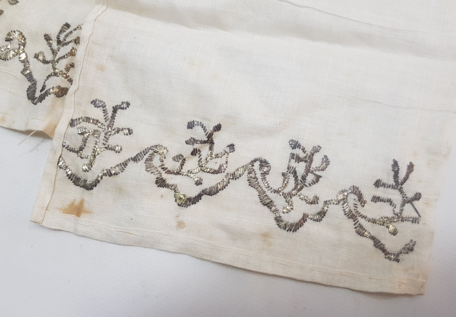 ÜZERİ GÜMÜŞ TELKIRMA İŞÇİLİKLİ OSMANLI DÖNEMİ GELİN UÇKURU